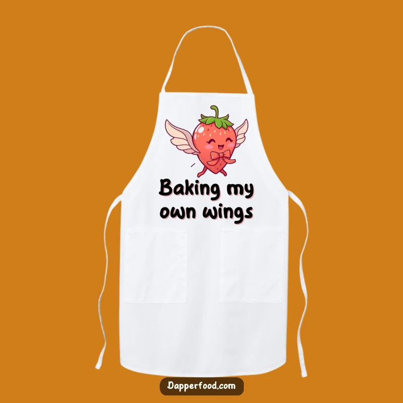Funny Strawberry Chef Apron - Bake Up Sweet Dreams!