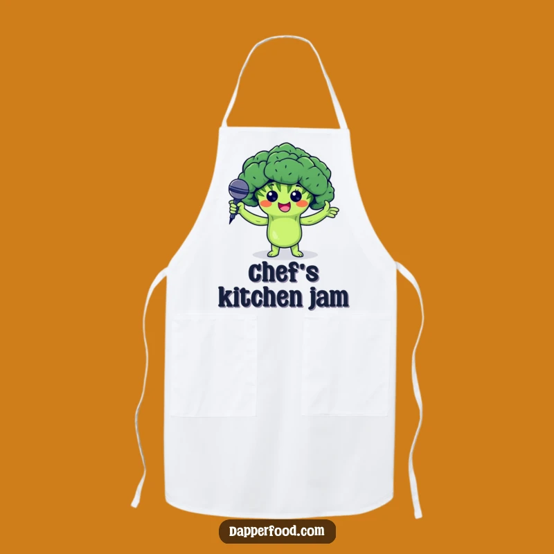 Funny Broccoli Chef Apron - Cook Up Some Laughs!