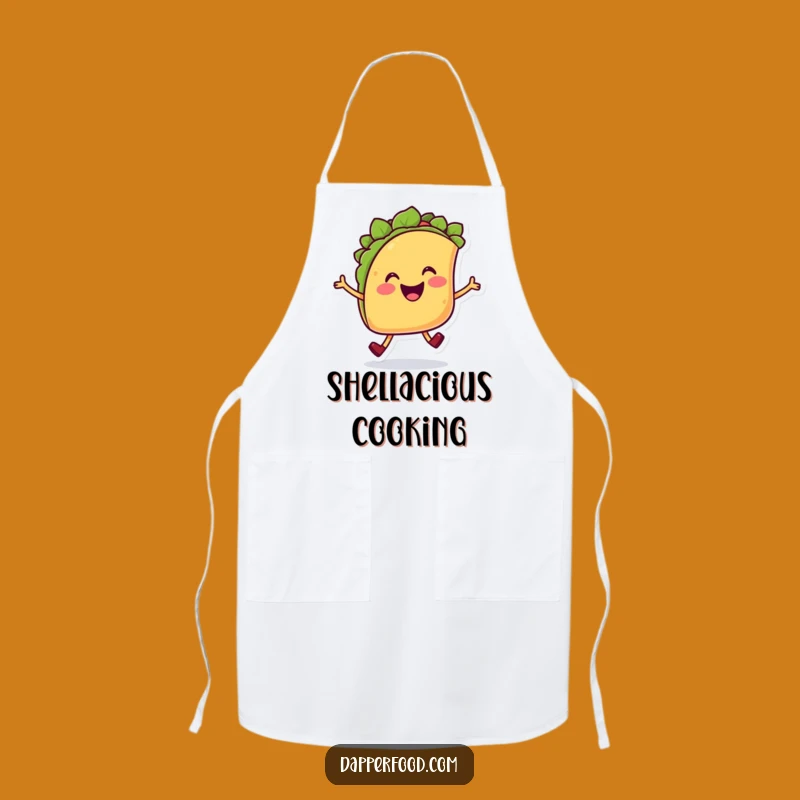 Funny Taco Hop Apron: Cook with Cheer in This Character Design, A Funny Gift!