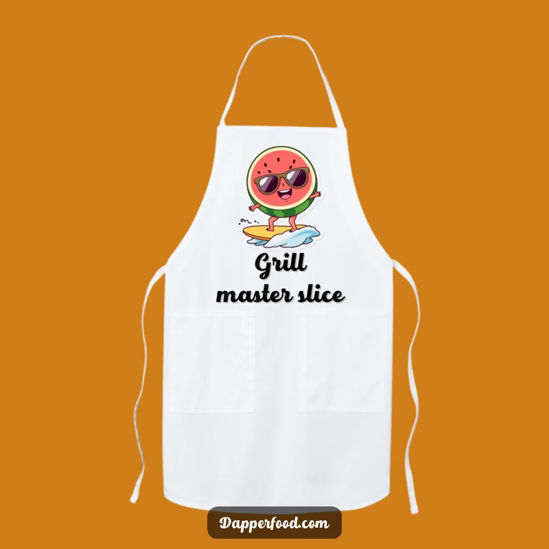 Funny Watermelon Surfer Apron - Grill or Chill with Style Gift