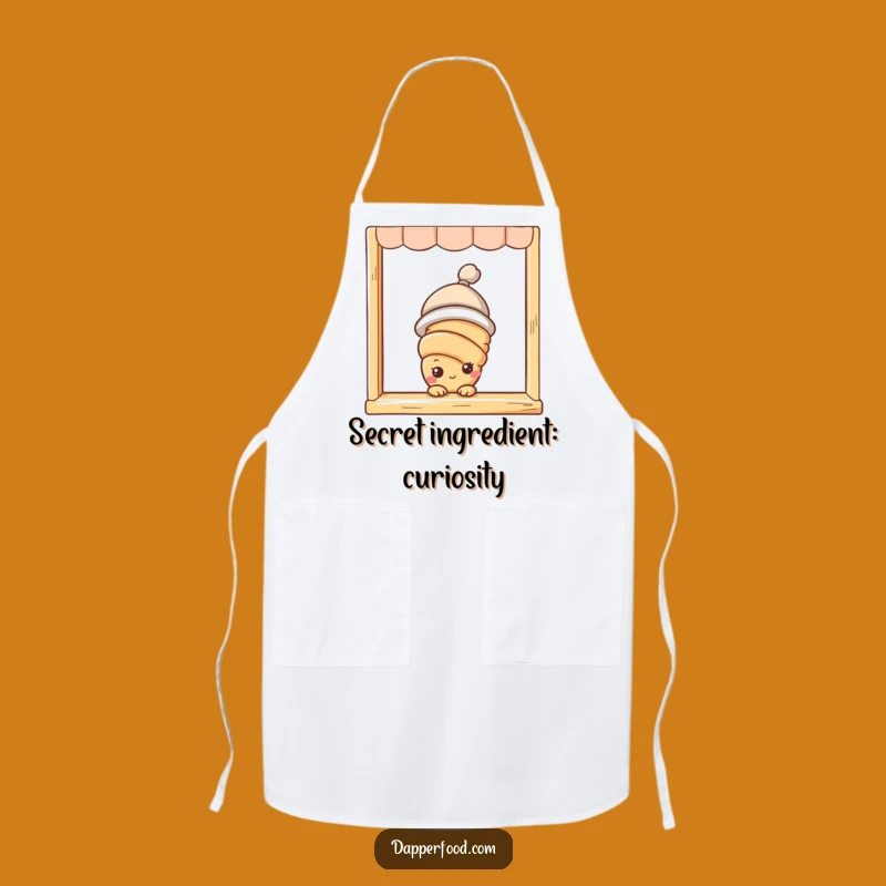 Funny Croissant Bakery Apron - Bake with Whimsical Charm!