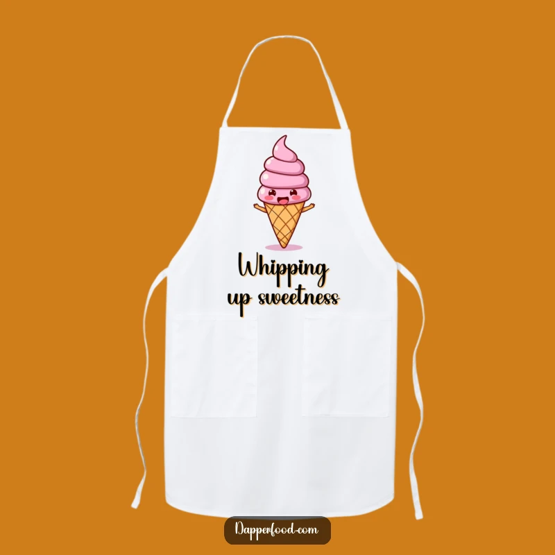 Funny Ice Cream Wobble Apron: Serve Up Fun, A Sweet Funny Gift!