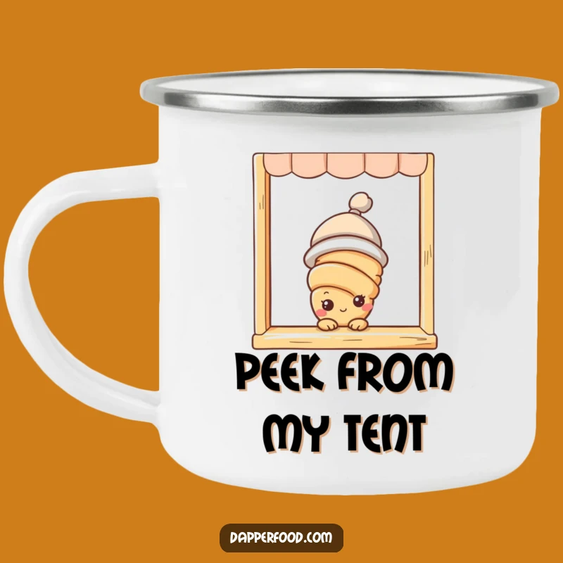 Funny Croissant Bakery Camping Mug - Your Whimsical Adventure Companion!
