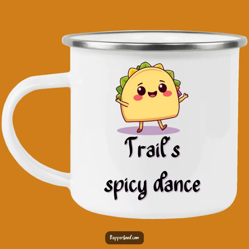 Funny Taco & Burrito Salsa Dance Camping Mug - Fiesta Adventures Funny Gift