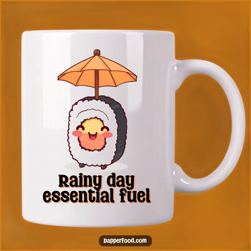 Funny Happy Sushi Umbrella Mug: Adorable Roll, The Perfect Funny Gift!