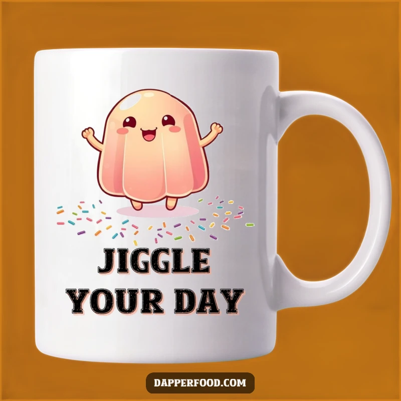 Funny Jelly Bounce Mug: Hilarious Treat Lover Gift with Joyful Jelly