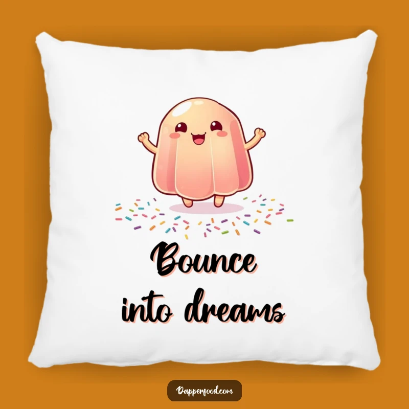Funny Jelly Bounce Pillow: Soft & Joyful Accent for Your Home