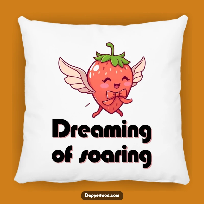 Funny Strawberry Pillow - Cozy Cartoon Comfort for Dreamers!