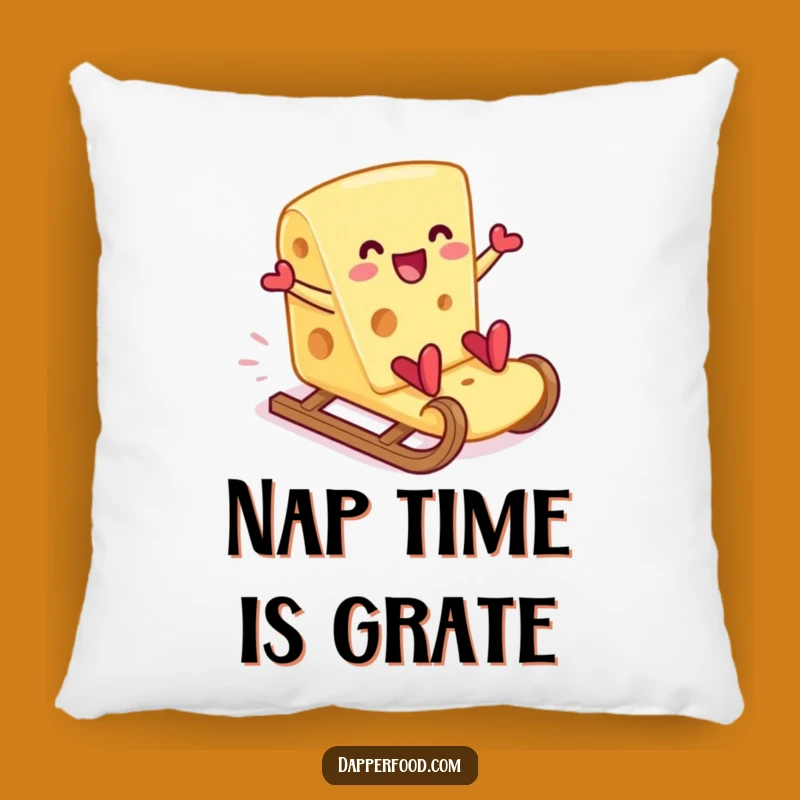 Funny Cheese Cracker Slide Pillow - Comfort with a Cheesy Twist Gift