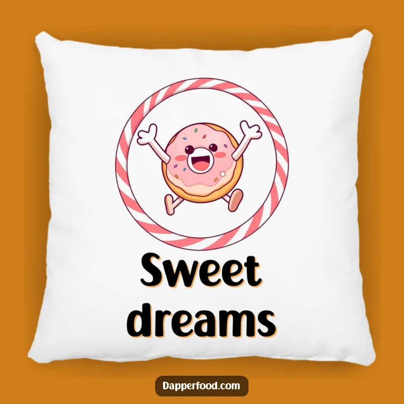 Funny Donut Pillow - Cozy Decor & Hilarious Gift Idea