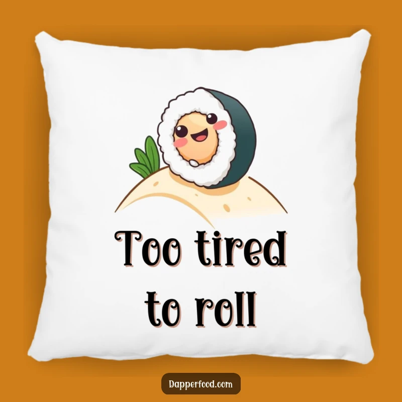 Funny Sushi Roll Pillow: Soft & Comfy, Perfect Humorous Gift!
