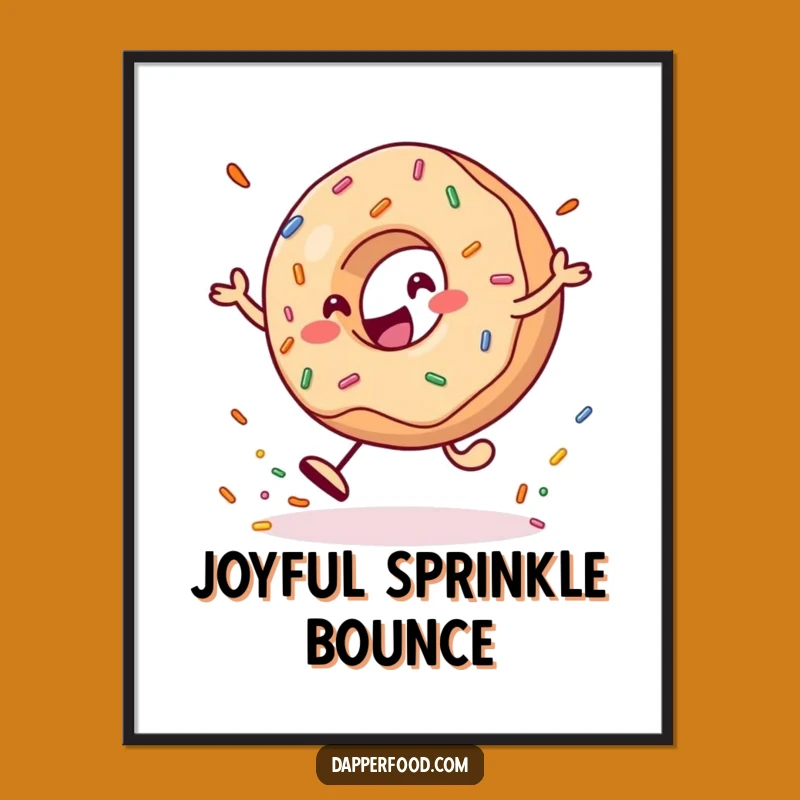 Funny Donut Digital Art: Instant Sweetness, Hilarious Downloadable Gift!