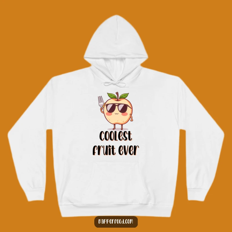Funny Apple Sunglasses Hoodie - Cozy and Hilarious Cartoon Gift!