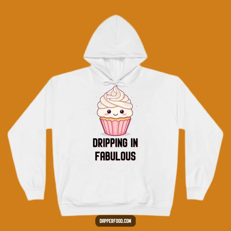 Cozy Funny Cupcake Glitter Hoodie: Warmth, Humor, and Sparkly Style