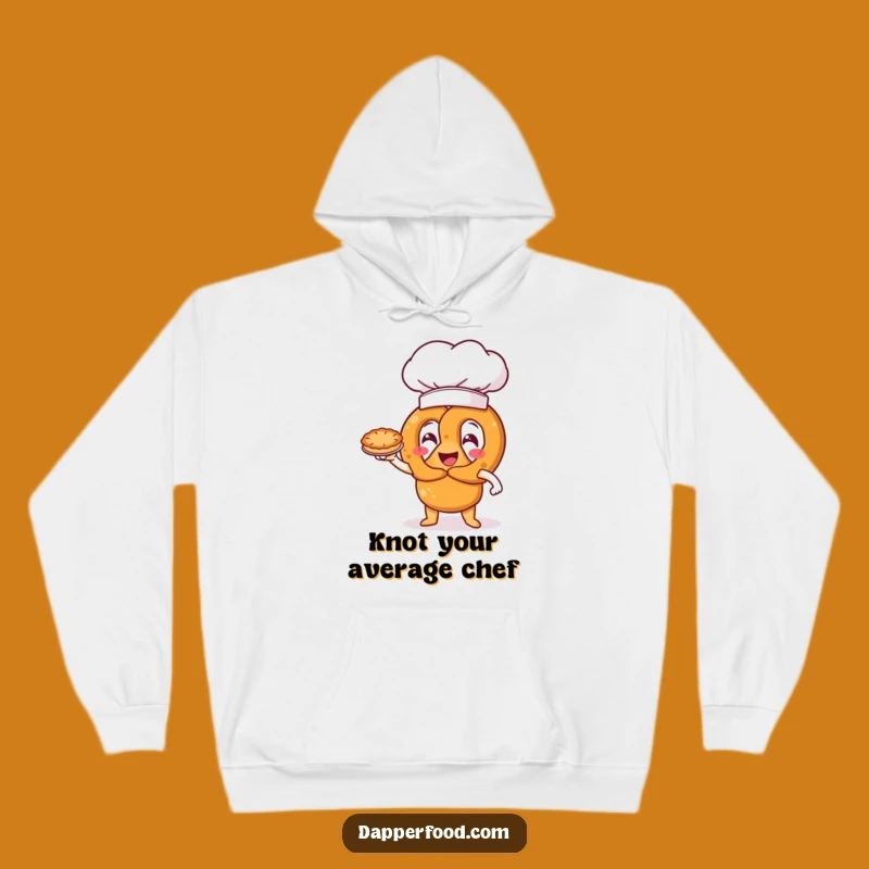 Cozy Funny Pretzel Chef Hoodie: Warm Up with Culinary Comedy