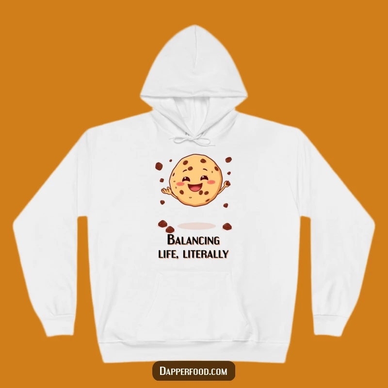 Funny Cookie Juggling Hoodie: Cozy & Whimsical Gift for Bakers