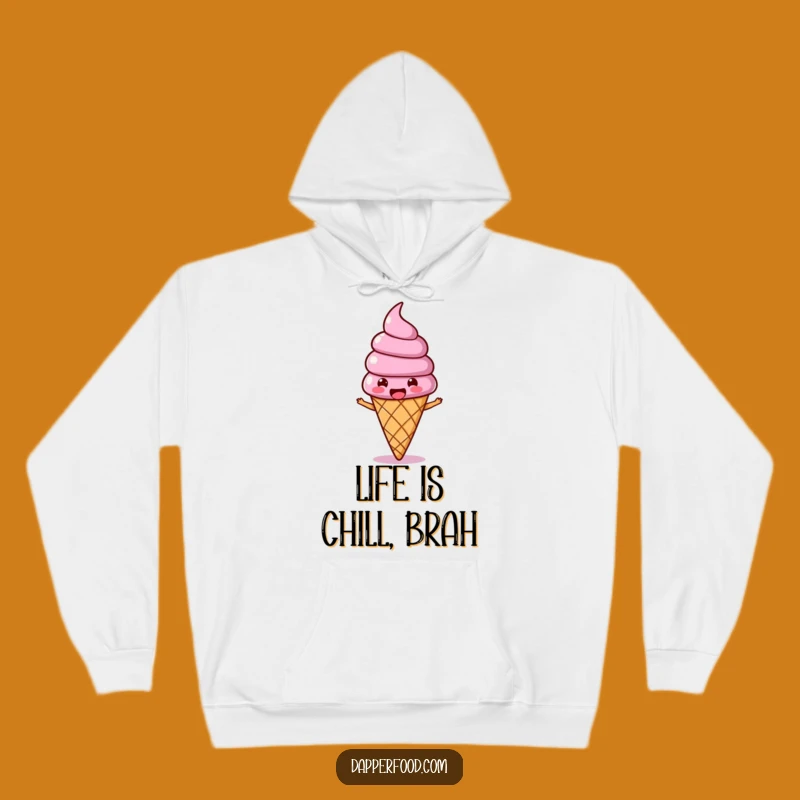 Funny Ice Cream Wobble Hoodie: Cozy Up with Sweetness, A Hilarious Funny Gift!