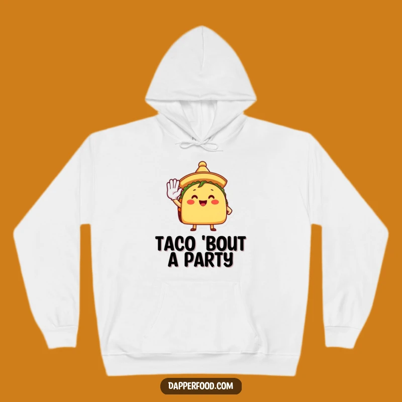 Funny Taco Hoodie: Cozy Mexican Fiesta Wear, Ultimate Humorous Gift!