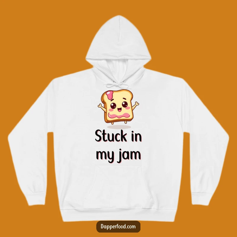 Funny Toast & Jelly Hoodie - Cozy Cartoon Jumper, Perfect Funny Gift