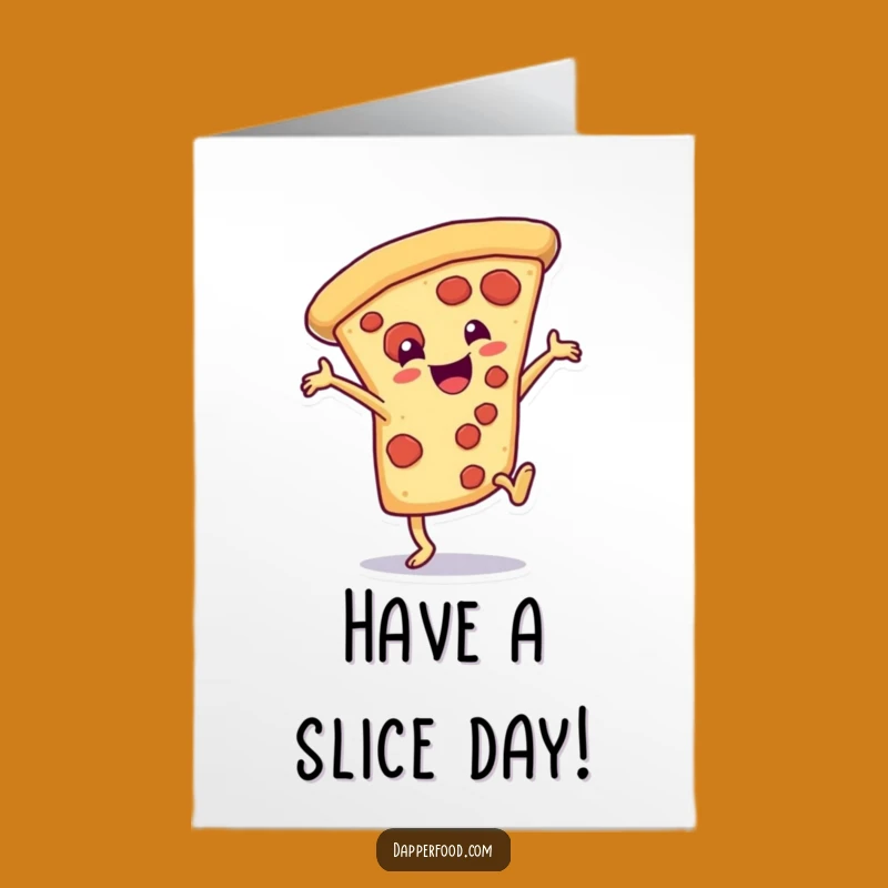 Free Printable Birthday Card: Pizza Cartwheel, Fun Downloadable DIY Gift