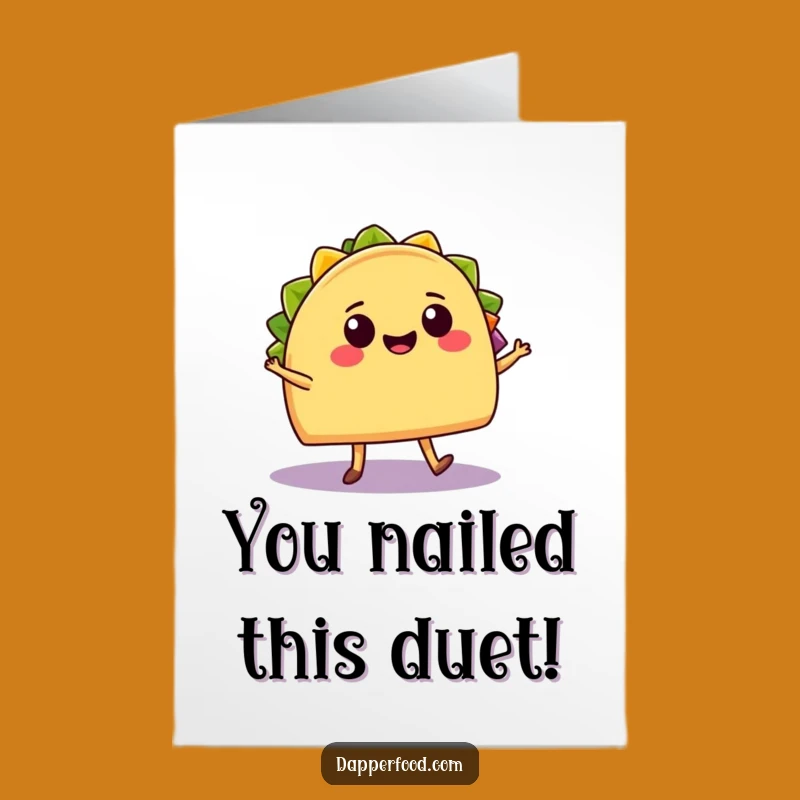 Free Printable Congratulations Taco & Burrito Dancing Card - Funny Downloadable