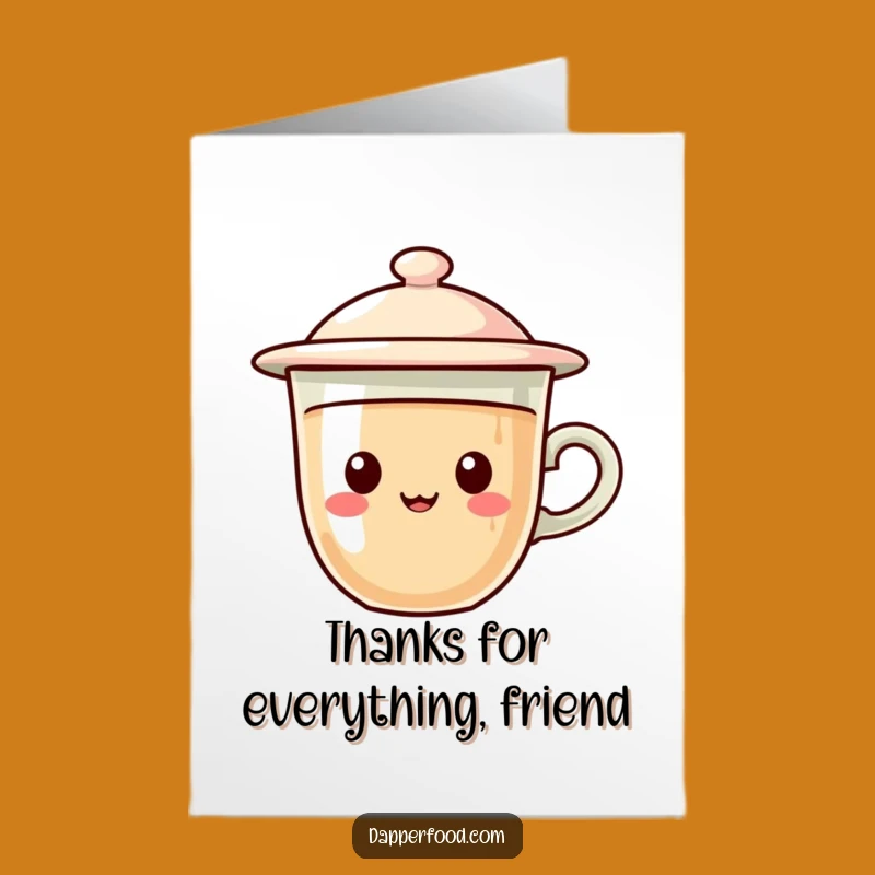 Free Printable Thank You Card: UFO Coffee Cup - Adorable & Funny Gift