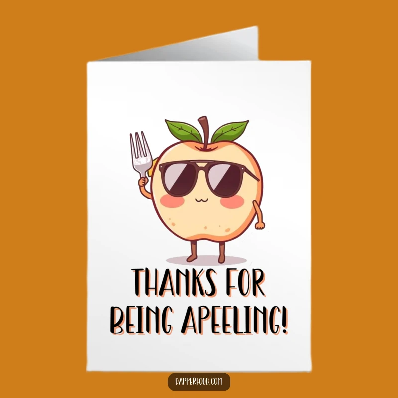 Free Printable Thank You Card: Apple's Stylish Thanks, Downloadable Art