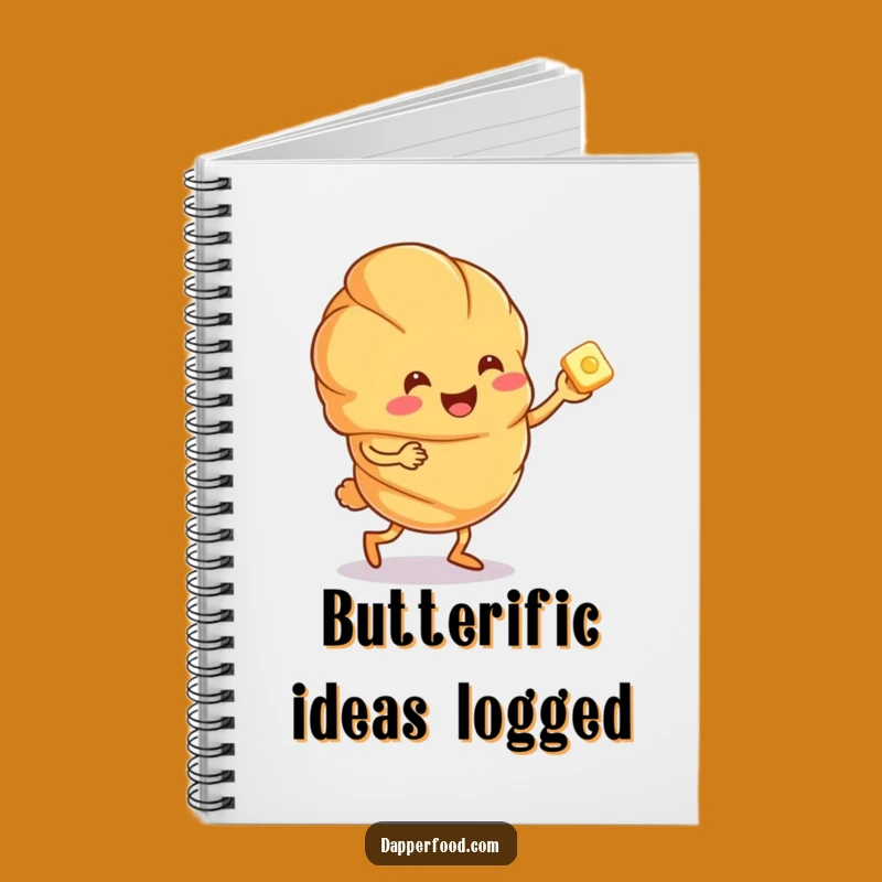Funny Croissant Jig Notebook - Hilarious Journal for Delicious Ideas