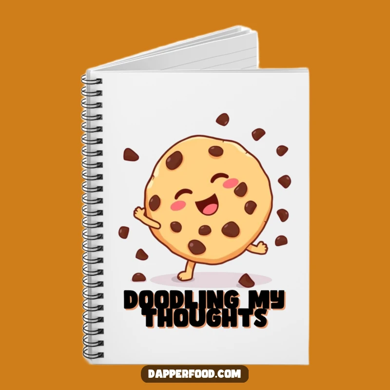 Funny Cookie Cartwheel Notebook - Jot Down Your Sweetest Ideas Gift