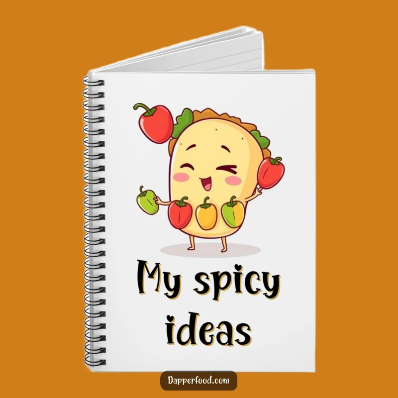 Funny Taco Juggling Notebook: Jot Down Ideas with Fiesta Flair