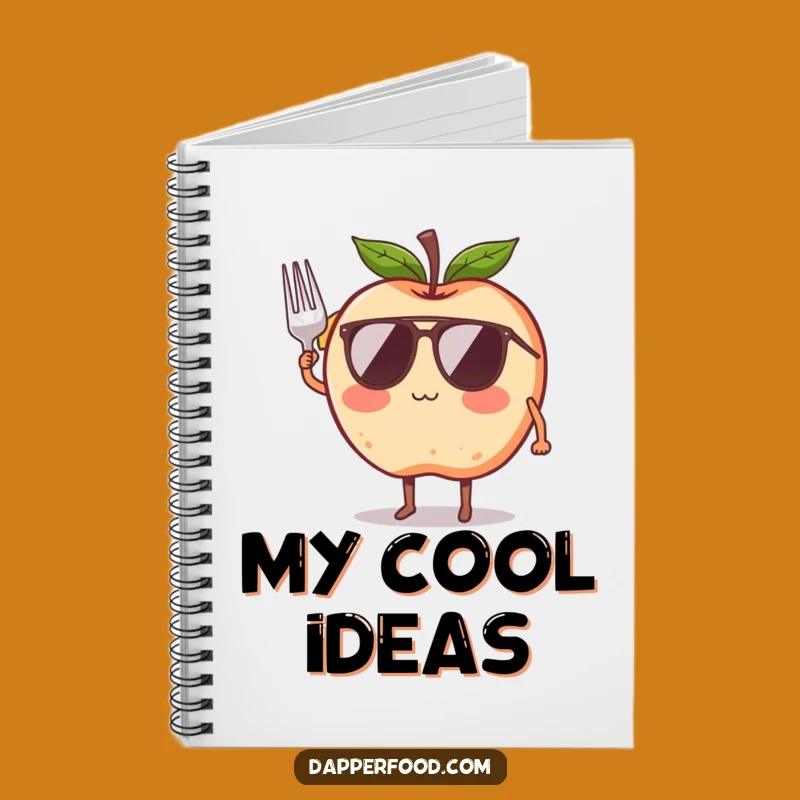 Funny Apple Sunglasses Notebook - Jot Down Ideas with a Smile!