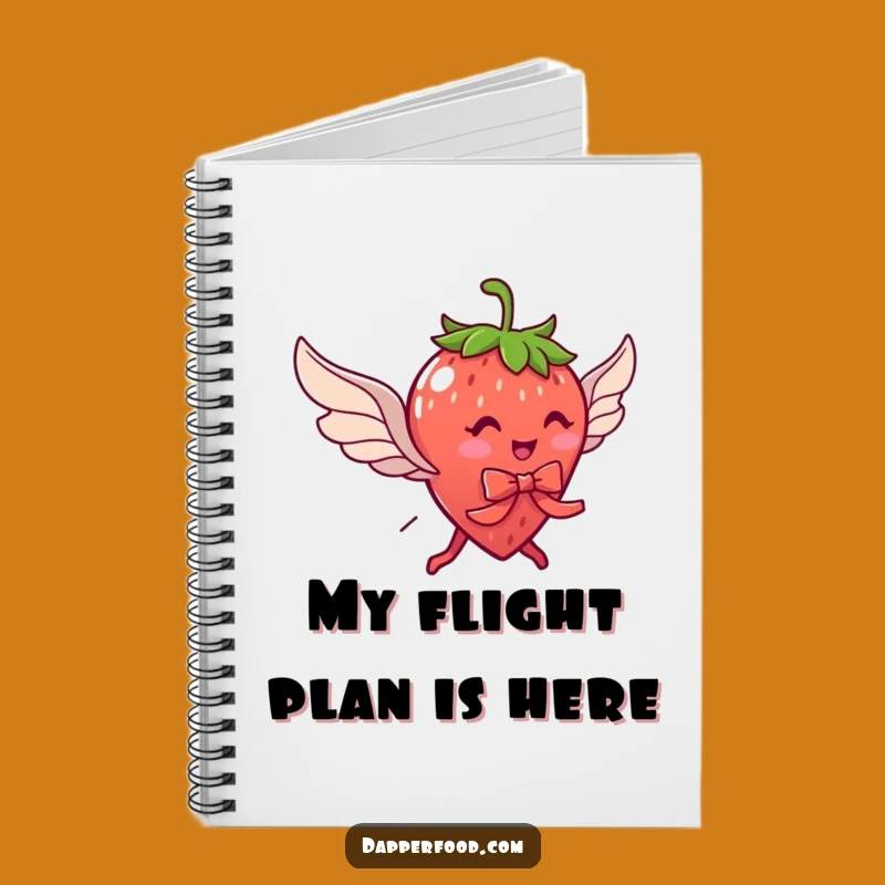 Funny Strawberry Dream Notebook - Jot Down Your Aspirations!