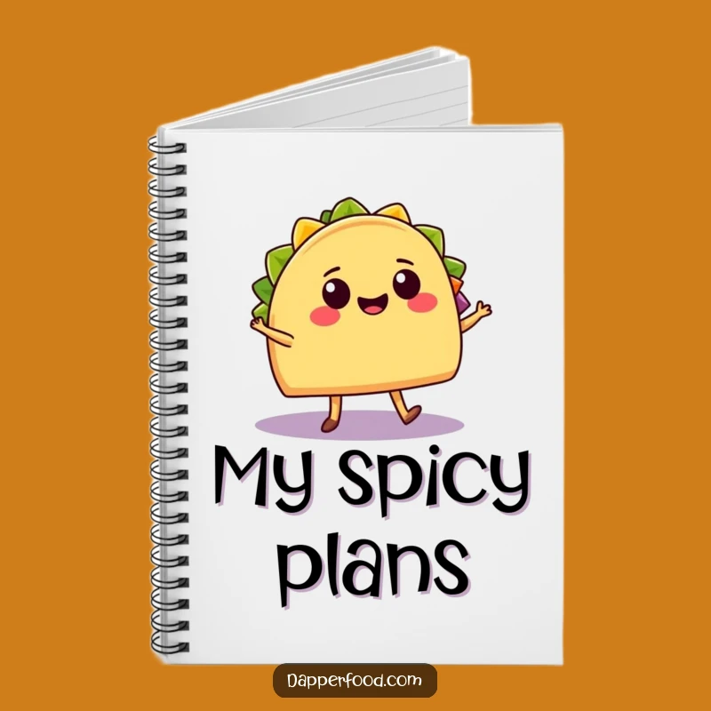 Funny Taco & Burrito Salsa Dance Notebook - Jot Down Fiesta Ideas Funny Gift