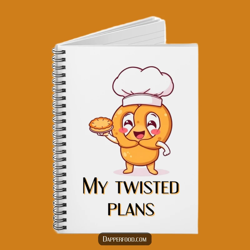 Funny Pretzel Chef Notebook: Recipe for Laughs and Ideas