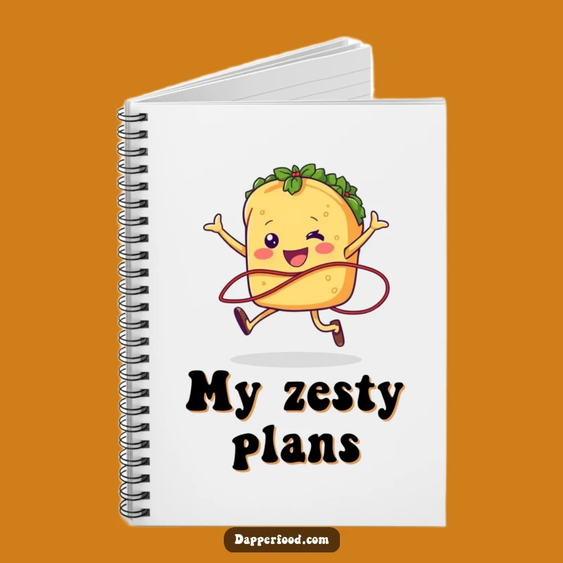 Funny Taco Jumping Rope Notebook Jot Down Spicy Ideas with This Hilarious Journal