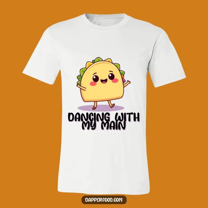 Funny Taco & Burrito Salsa Dance T-Shirt - Mexican Food Fiesta Funny Gift Tee