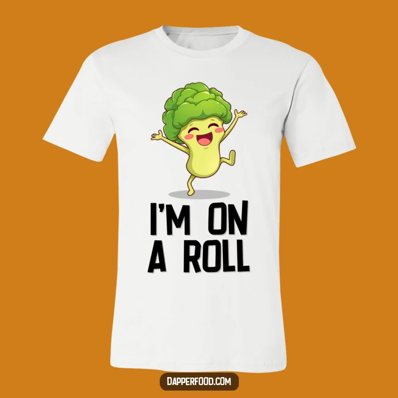 Funny Broccoli Cartwheel T-Shirt A Hilarious Veggie Tee for Joyful People