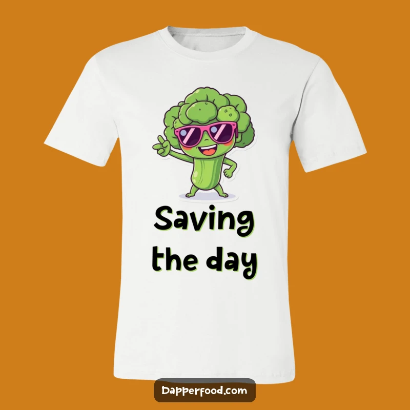 Funny Broccoli Superhero T-Shirt: Unleash Your Inner Veggie Crusader in Style