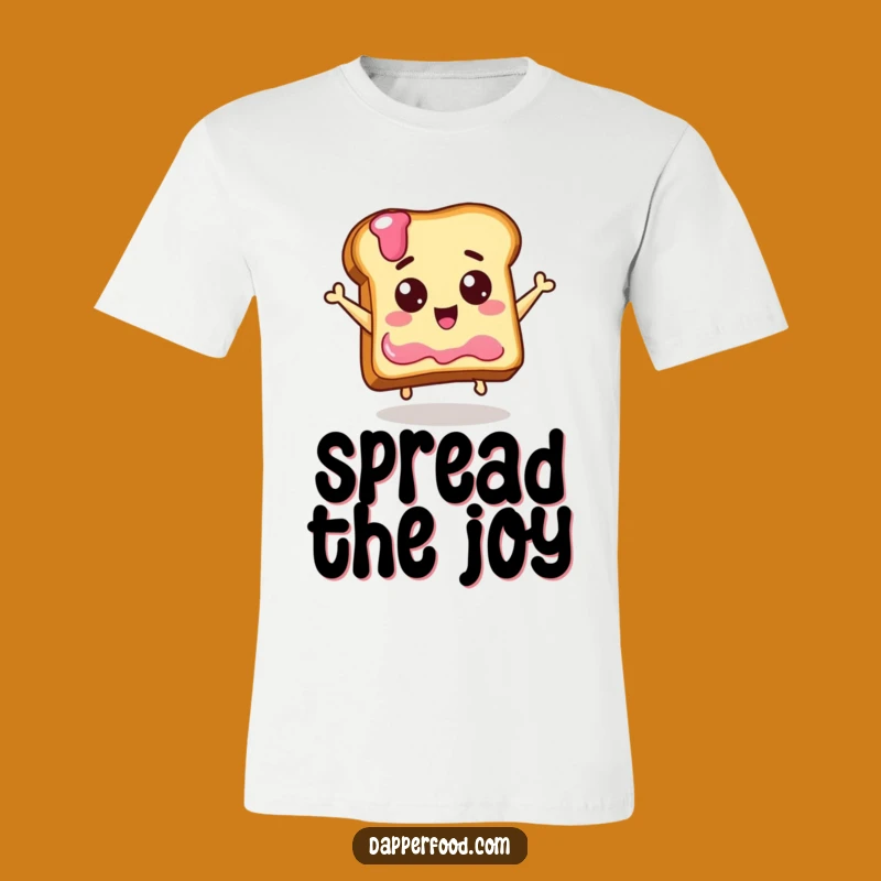 Funny Toast Leaping for Jelly T-Shirt - Comedic Breakfast Apparel Gift