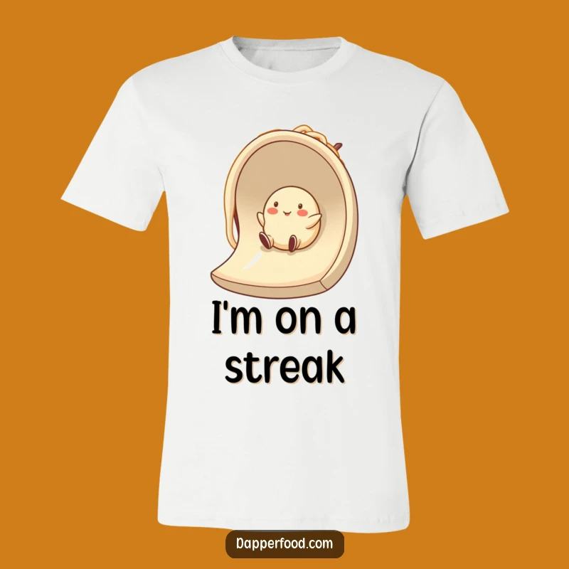 Funny Dumpling Noodle Slide T-Shirt Slide into Comfort with This Hilarious Tee