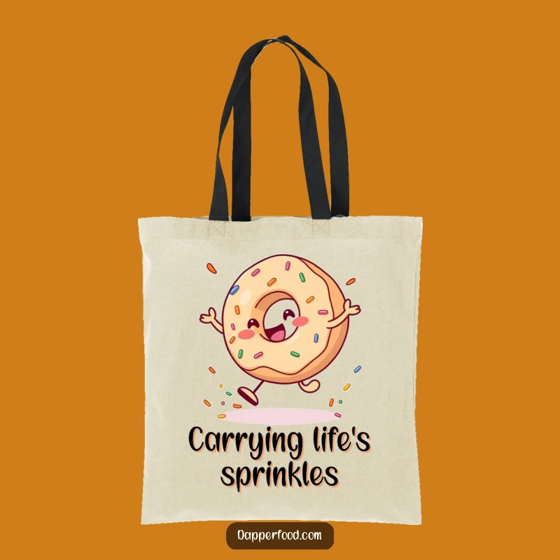 Funny Donut Tote Bag: Carry Your Sweetness, Perfect Humorous Gift!