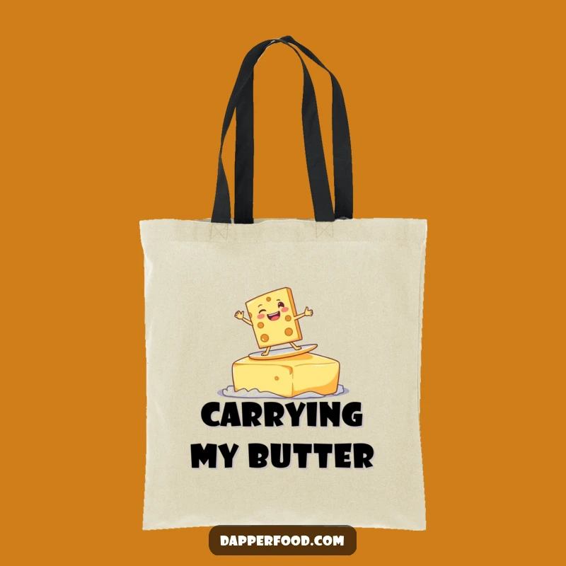 Funny Cheese Surf Tote Bag: Carry Your Fun and Essentials