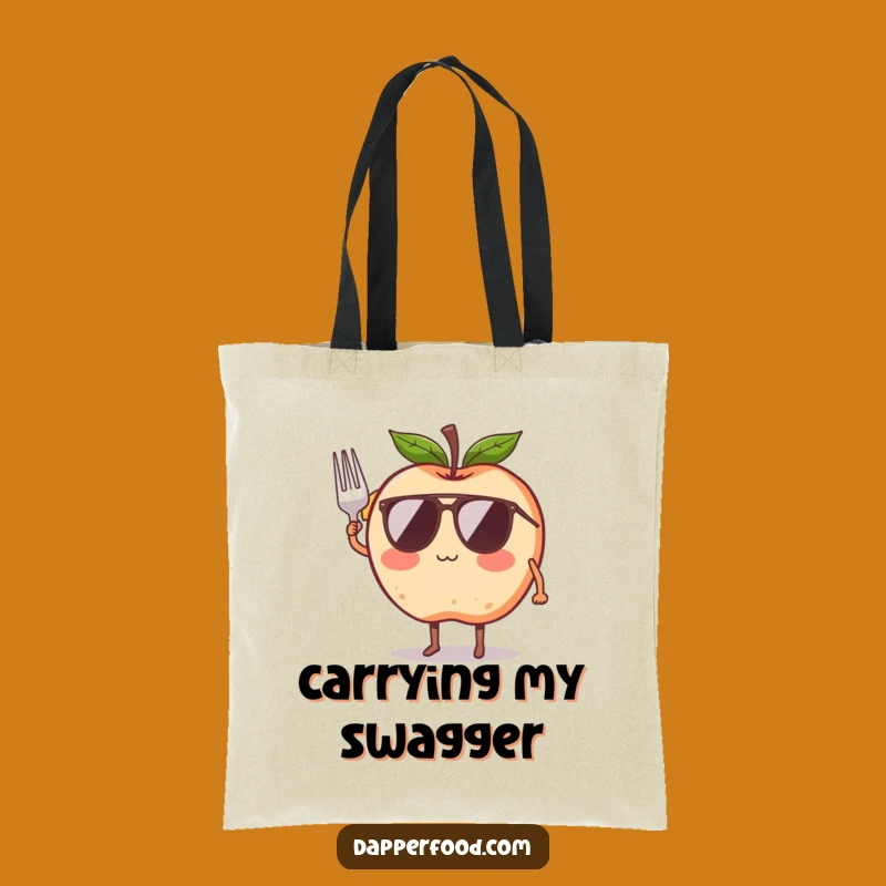 Funny Apple Sunglasses Tote Bag - Carry Your Laughs in Style!