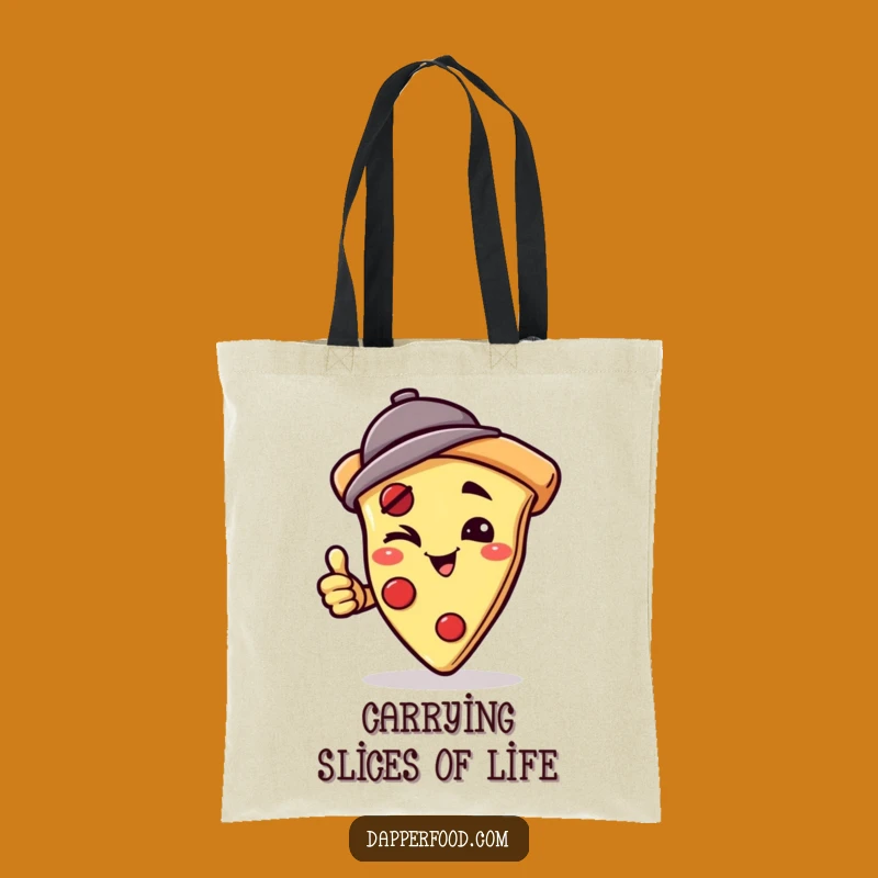 Funny Pizza Handstand Tote Bag - Carry Your Fun & Slices Everywhere Gift