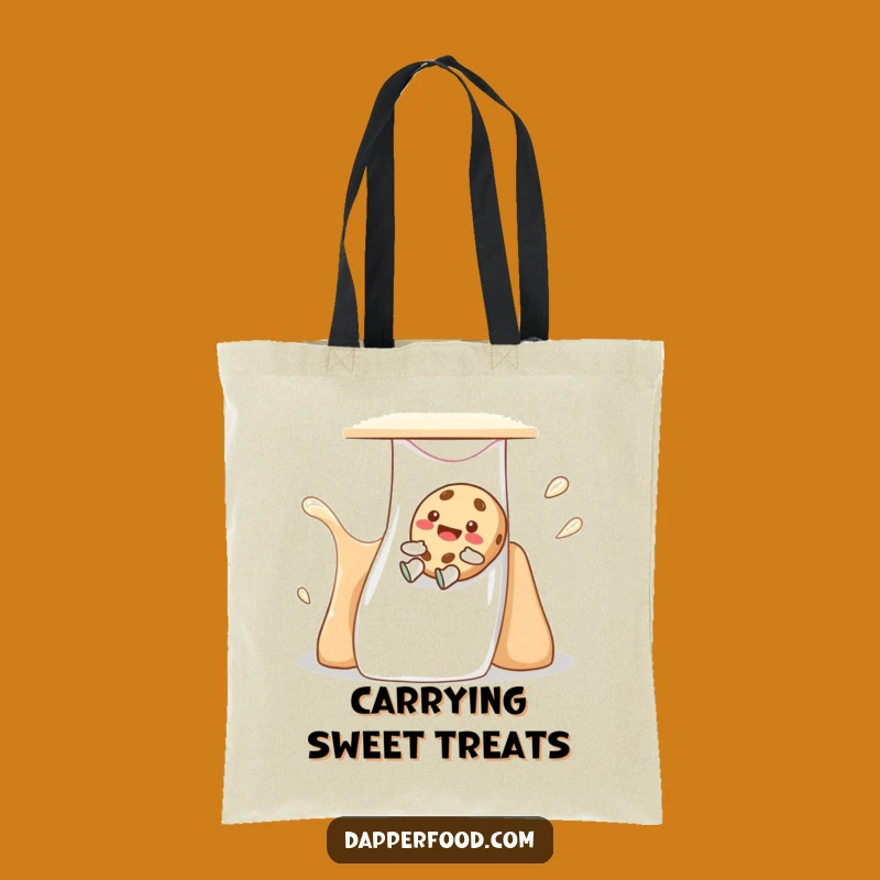 Funny Cookie Slide Tote Bag - Carry Your Sweet Joy