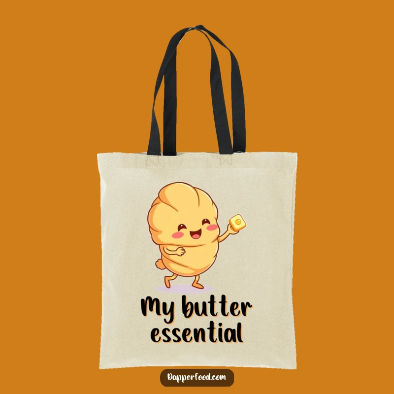 Funny Croissant Jig Tote Bag - Hilarious Accessory for Market Trips