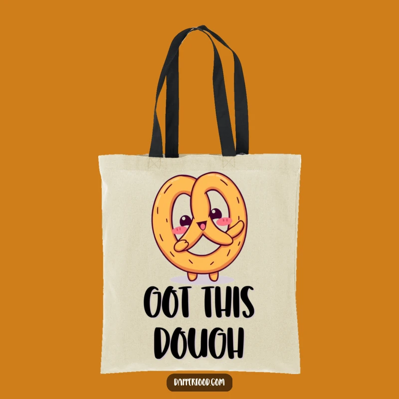 Funny Kawaii Pretzel Wiggle Tote Bag: Carry Your Laughs in Style!