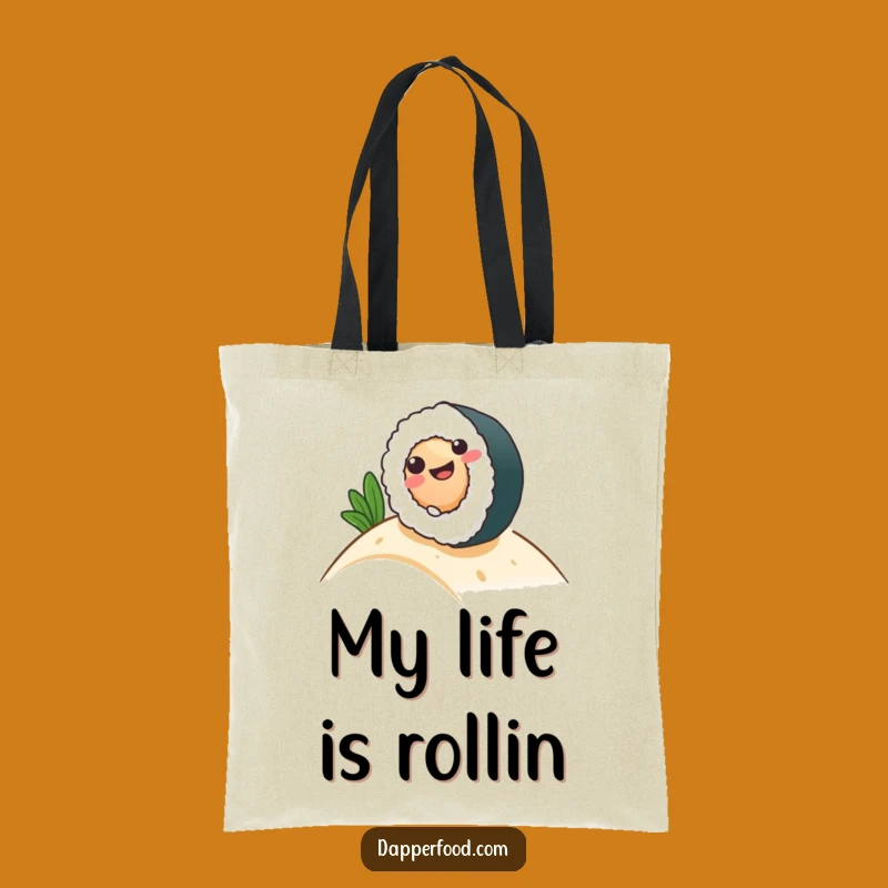 Funny Sushi Roll Tote Bag: Carry Your Fun, Perfect Humorous Gift!